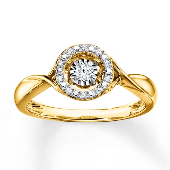 Previously Owned Ring 1/20 ct tw Diamonds 10K Yellow Gold