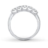 Thumbnail Image 2 of Previously Owned THE LEO Diamond Band 5/8 ct tw Round-cut 14K White Gold - Size 10