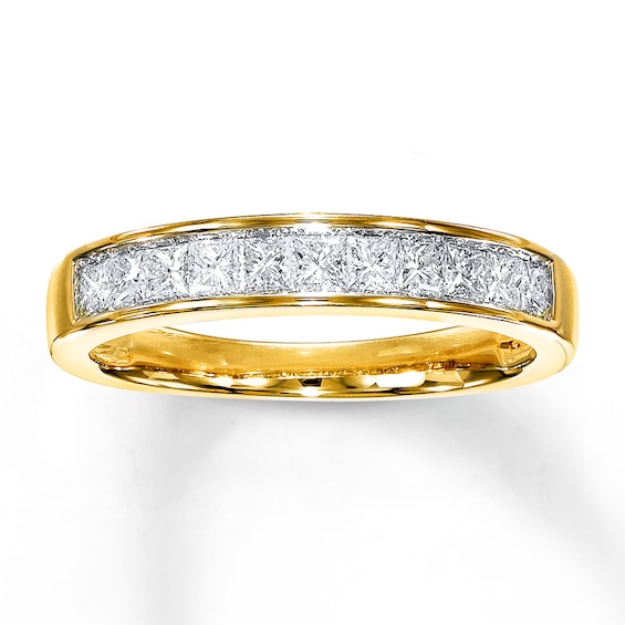 Previously Owned Band 1/ ct tw Princess-cut Diamonds 14K Gold