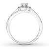 Thumbnail Image 1 of Previously Owned Diamond Engagement Ring 1/3 ct tw Round-cut 14K White Gold