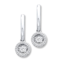 Previously Owned Unstoppable Love 1 ct tw Earrings 14K White Gold