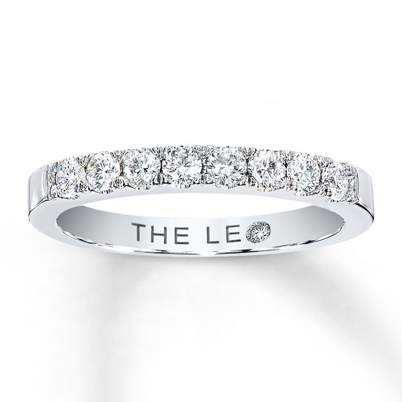 Previously Owned THE LEO Diamond Anniversary Band / ct tw Round-cut 14K White Gold