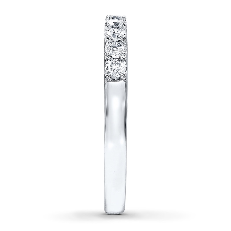 Main Image 3 of Previously Owned THE LEO Diamond Anniversary Band 3/8 ct tw Round-cut 14K White Gold