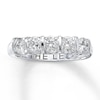 Thumbnail Image 1 of Previously Owned THE LEO Diamond Anniversary Band 1 ct tw Round-cut 14K White Gold