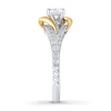 Thumbnail Image 2 of Previously Owned Angel Sanchez Ring 3/4 ct tw Round-cut Diamonds 14K Two-Tone Gold
