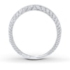 Thumbnail Image 1 of Previously Owned Scott Kay Anniversary Band 1/10 ct tw Round-cut Diamonds 14K White Gold