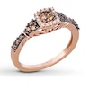 Thumbnail Image 0 of Previously Owned Le Vian Chocolate Diamonds 1/2 ct tw Ring Round-cut 14K Strawberry Gold - Size 9