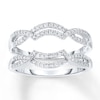 Thumbnail Image 1 of Previously Owned Diamond Enhancer Ring 1/3 ct tw Round-cut 14K White Gold