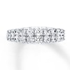 Thumbnail Image 4 of Previously Owned Hearts Desire Diamond Anniversary Band 1-1/4 ct tw Round-cut 18K White Gold