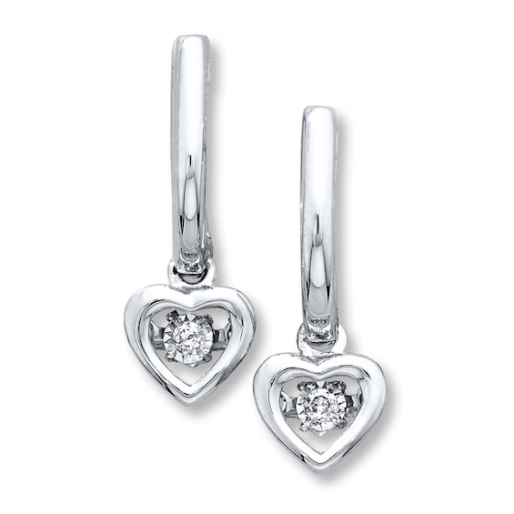 Previously Owned Unstoppable Love 1/20 ct tw Earrings Sterling Silver