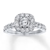 Thumbnail Image 1 of Previously Owned Diamond Engagement Ring 1-5/8 ct tw Round-cut 14K White Gold