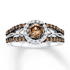 Thumbnail Image 1 of Previously Owned Le Vian Engagement Ring Chocolate Diamonds 7/8 ct tw Round-cut 14K Vanilla Gold