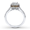 Thumbnail Image 2 of Previously Owned Le Vian Diamond Ring 1-1/4 ct tw Princess & Round-cut 14K Vanilla Gold