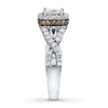 Thumbnail Image 3 of Previously Owned Le Vian Diamond Ring 1-1/4 ct tw Princess & Round-cut 14K Vanilla Gold