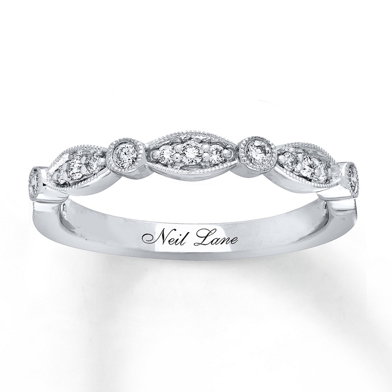 Main Image 1 of Previously Owned Neil Lane Diamond Anniversary Band 1/4 ct tw Round-cut 14K White Gold