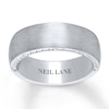 Thumbnail Image 1 of Previously Owned Neil Lane Men's Wedding Band 1/15 ct tw Round-cut Diamonds 14K White Gold