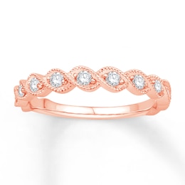 Previously Owned Ring 1/3 ct tw Diamonds 10K Rose Gold