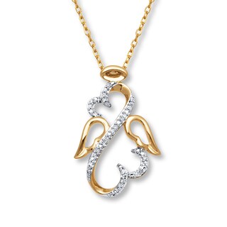 Previously Owned Diamond Accents Necklace 10K Yellow Gold | Kay