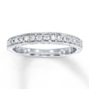 Thumbnail Image 1 of Previously Owned Diamond Anniversary Ring 1/5 ct tw Round-cut 14K White Gold