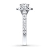 Thumbnail Image 2 of Previously Owned Neil Lane Engagement Ring 1-1/2 ct tw Oval & Round-cut Diamonds 14K White Gold - Size 5