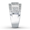 Thumbnail Image 3 of Previously Owned Men's Band 1 ct tw Round-cut Diamonds 10K White Gold - Size 7