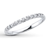 Thumbnail Image 1 of Previously Owned Diamond Anniversary Band 1/4 ct tw Round-cut 10K White Gold - Size 11