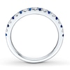 Thumbnail Image 1 of Previously Owned Sapphires & Diamonds 14K White Gold Band