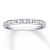 Thumbnail Image 1 of Previously Owned Diamond Anniversary Band 1/4 ct tw Round-cut 14K White Gold