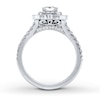 Thumbnail Image 2 of Previously Owned Neil Lane Engagement Ring 1-1/8 ct tw Cushion & Round-cut Diamonds 14K White Gold