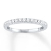 Thumbnail Image 0 of Previously Owned Diamond Anniversary Band 1/3 ct tw Round-cut 10K White Gold - Size 3.5