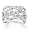 Thumbnail Image 0 of Previously Owned Diamond Ring 1 ct tw Round-cut 14K White Gold - Size 10.25