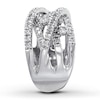 Thumbnail Image 2 of Previously Owned Diamond Ring 1 ct tw Round-cut 14K White Gold - Size 10.25