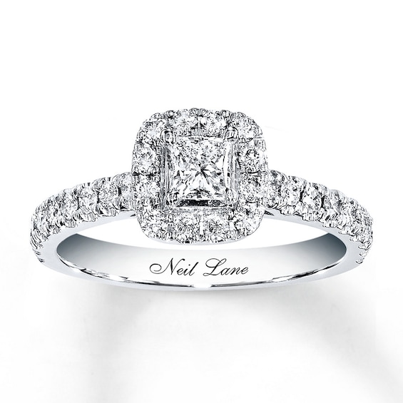 Previously Owned Neil Lane Diamond Ring 7/8 cttw 14K White Gold - Size 4.75