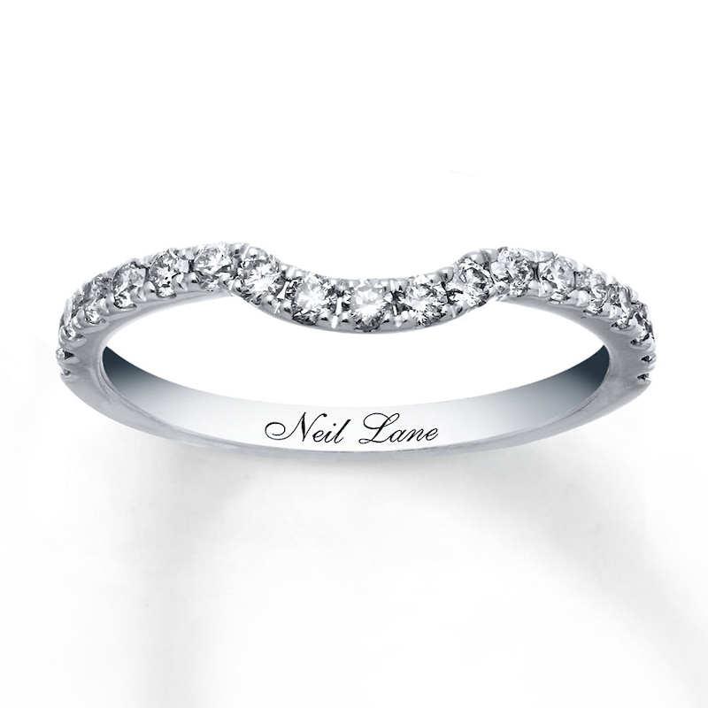 Main Image 1 of Previously Owned Neil Lane Diamond Band 3/8 ct tw Round-cut 14K White Gold