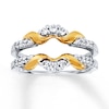 Thumbnail Image 0 of Previously Owned Diamond Enhancer Ring 1/3 ct tw Round-cut 14K Two-Tone Gold
