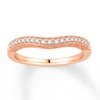 Thumbnail Image 1 of Previously Owned Diamond Enhancer Wedding Band 1/6 ct tw Round-cut 14K Rose Gold