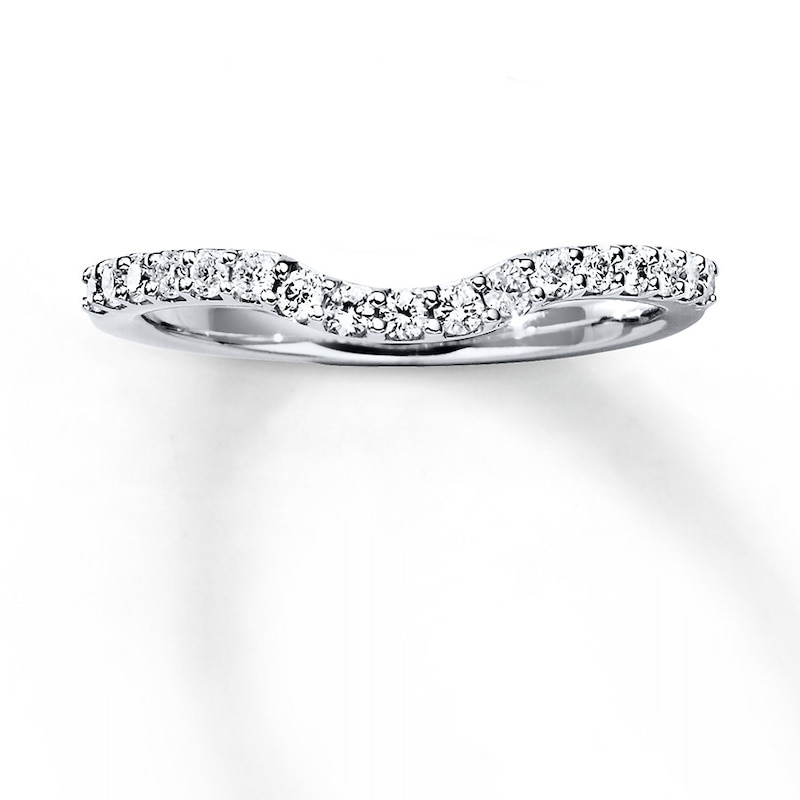 Main Image 1 of Previously Owned Diamond Band 1/4 ct tw Round-cut 14K White Gold