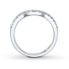 Thumbnail Image 2 of Previously Owned Diamond Band 1/4 ct tw Round-cut 14K White Gold