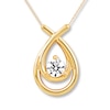 Thumbnail Image 0 of Previously Owned Necklace 1/2 Carat Diamond 14K Yellow Gold