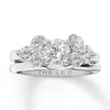 Thumbnail Image 4 of Previously Owned THE LEO Diamond Enhancer Ring 3/4 ct tw Round-cut 14K White Gold