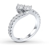 Thumbnail Image 1 of Previously Owned Ever Us Anniversary Ring 1-1/2 ct tw Round-cut Diamonds 14K White Gold