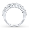 Thumbnail Image 2 of Previously Owned Diamond Anniversary Band 3 ct tw Round-cut 14K White Gold - Size 9.25