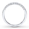 Thumbnail Image 1 of Previously Owned Diamond Anniversary Ring 1/2 ct tw Round-cut 14K White Gold - Size 5.5