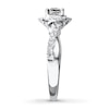 Thumbnail Image 2 of Previously Owned Diamond Engagement Ring 5/8 ct tw Round-cut 14K White Gold - Size 4