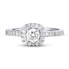 Thumbnail Image 3 of Previously Owned Diamond Engagement Ring 3/8 ct tw Round-cut 10K White Gold Size 9