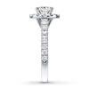 Thumbnail Image 3 of Previously Owned Neil Lane Engagement Ring 1-1/2 ct tw Oval & Round-cut Diamonds 14K White Gold - Size 9