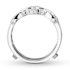 Thumbnail Image 2 of Previously Owned Diamond Insert Ring 1/4 ct tw Round-cut 14K White Gold - Size 5