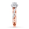 Thumbnail Image 2 of Previously Owned Diamond Engagement Ring 1/2 ct tw Round-cut 10K Rose Gold - Size 4.75
