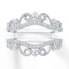 Thumbnail Image 0 of Previously Owned Diamond Enhancer Ring 1/3 ct tw Round-cut 14K White Gold