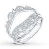 Thumbnail Image 3 of Previously Owned Diamond Enhancer Ring 1/3 ct tw Round-cut 14K White Gold